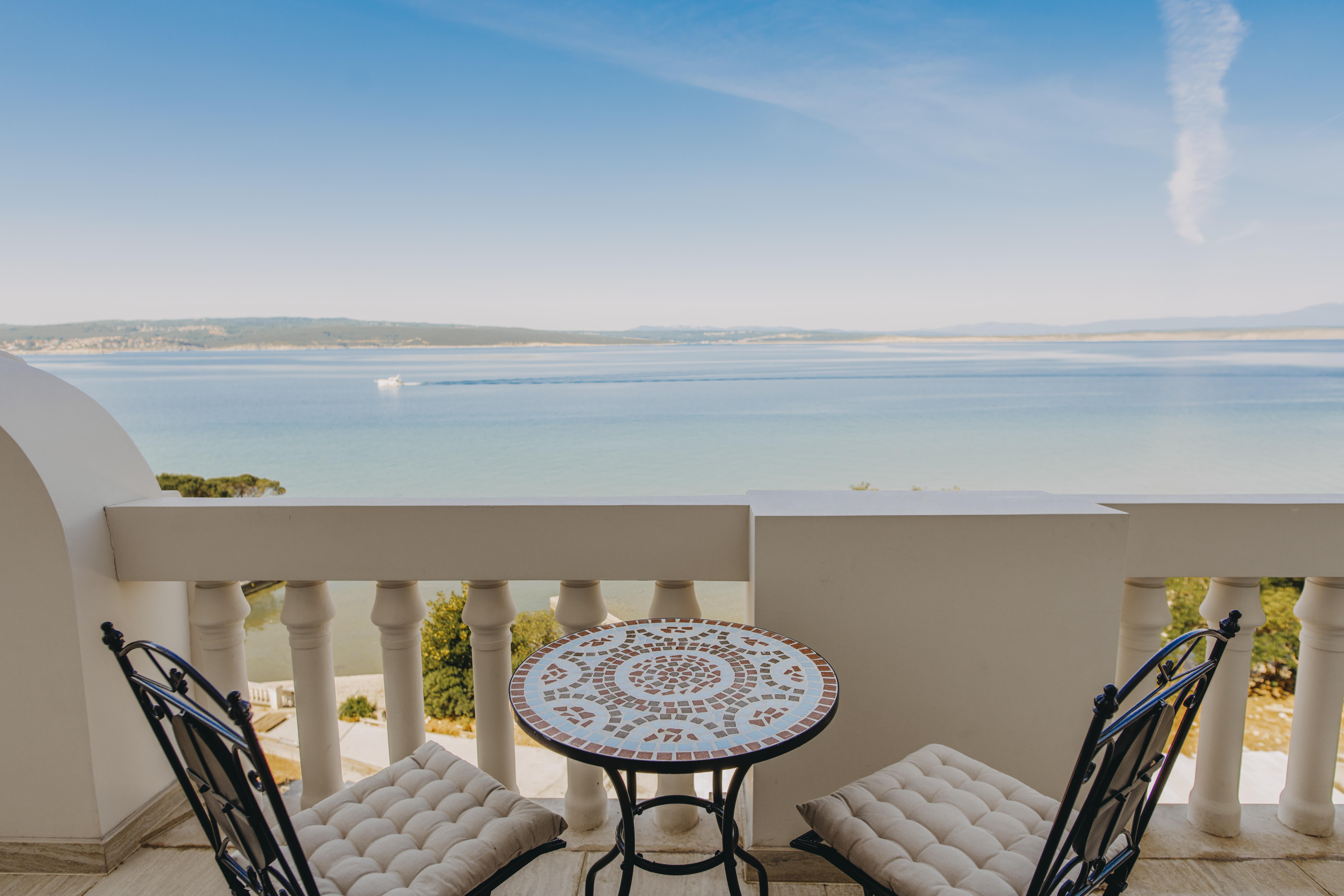 Hotel Miramare Crikvenica Luaran gambar View of the Gulf of Akaroa from the hotel